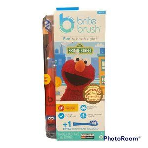 Brite brush Interactive Sesame street  Elmo Toothbrush NEW